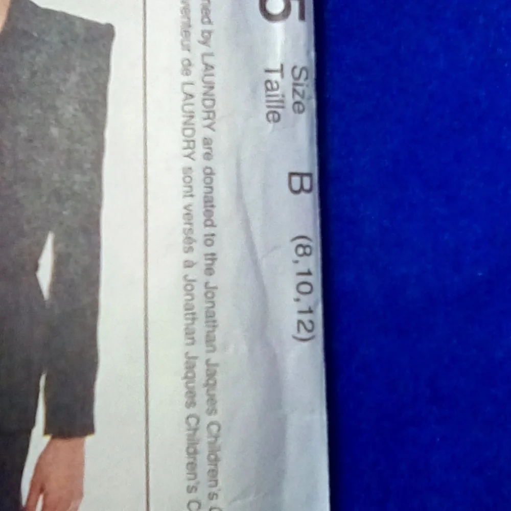 McCall's jumper jacket skirt blouse 8-12